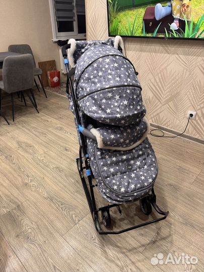 Санки коляска ника