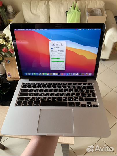 Apple MacBook Pro 13 retina 2014, Новая батарея