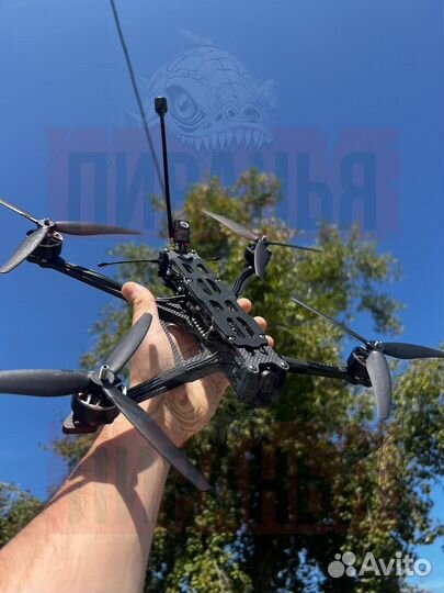 Дрoн фпв пиpанья 7 и 10 дюймов
