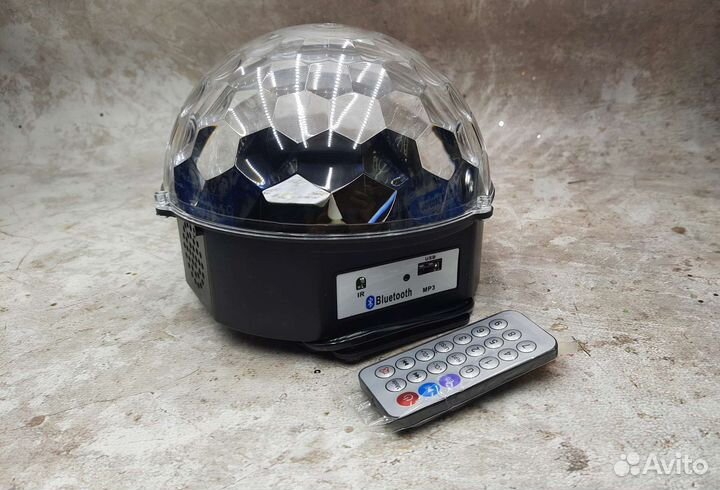 Светодиодный диско шар блютуз