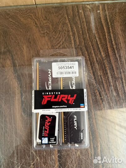 Оперативная память Kingston HyperX Fury DDR4