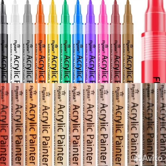 Маркеры Acrylic Painter 0.7 перманентные