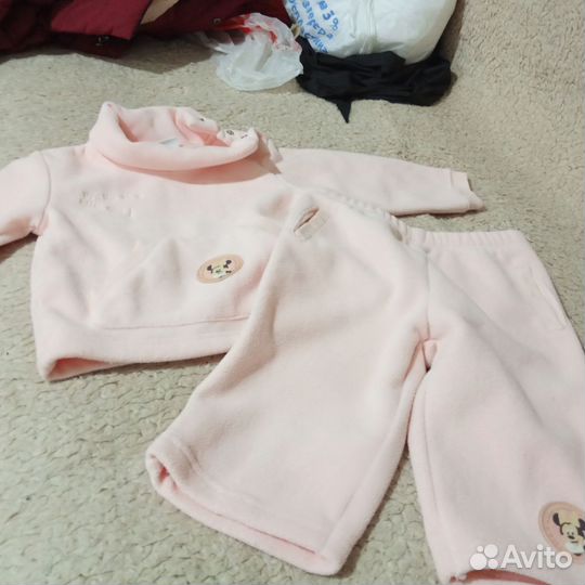 Зимний костюм для девочки до года