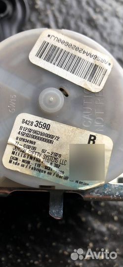 Ремень безопасности задний правый GMC Terrain 2