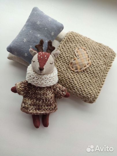 Набор игрушек оленёнок(бронь)