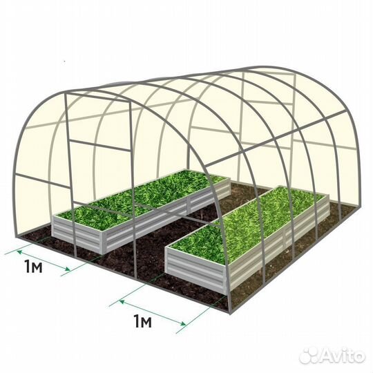Грядки оцинкованные