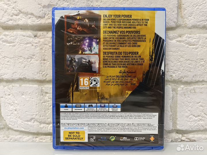 Infamous: Second Son PS4 новый диск