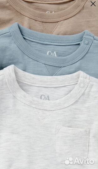 Лонгсливы новые C&A 62