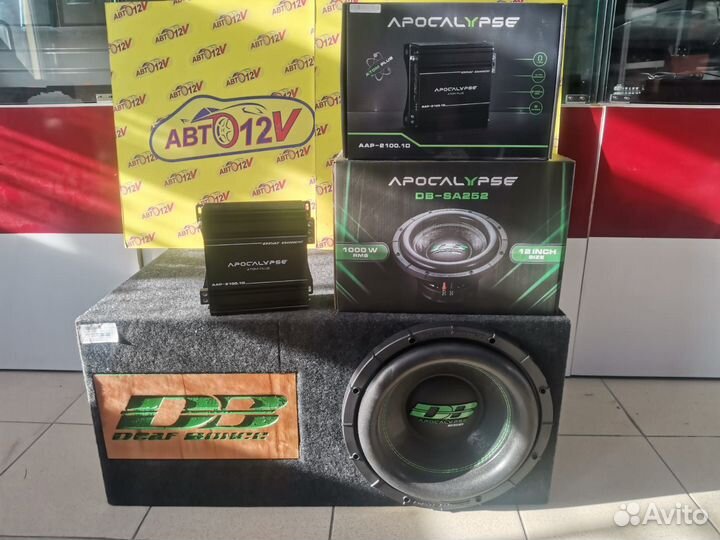 Автозвук Комплект сабовое звено Deaf Bonce новое