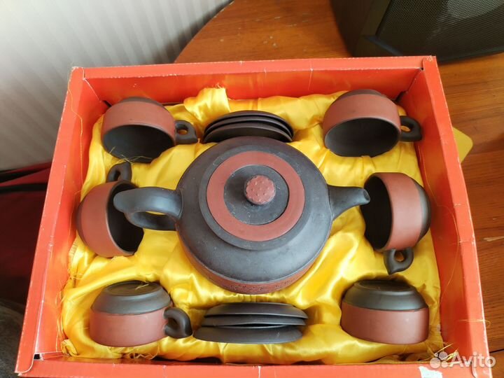 Набор для чайной церемонии глиняный