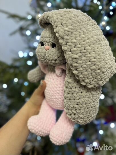 Игрушки ручной работы зайка