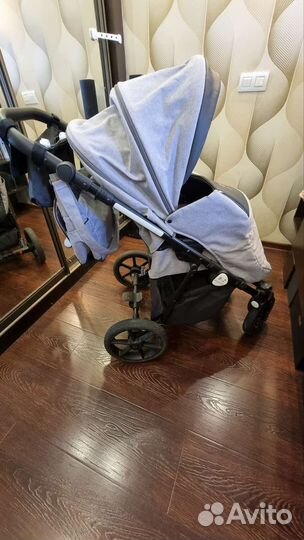 Коляска прогулочная bebizaro sport silver