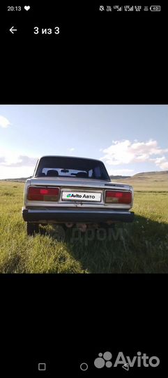 ВАЗ 2107 1.6 МТ, 2011, 56 680 км