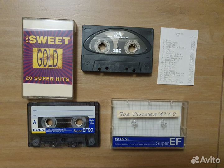 Аудиокассеты basf, sony и skc с записью