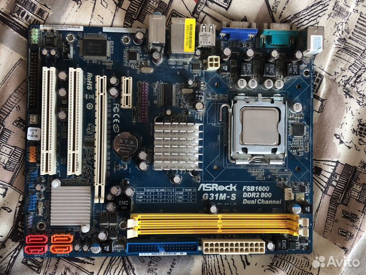 Материнская плата asrock g31m-s