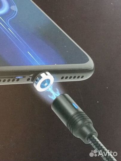 Магнитный Кабель Type-C 1,2м.(зарядка) до 3.0A