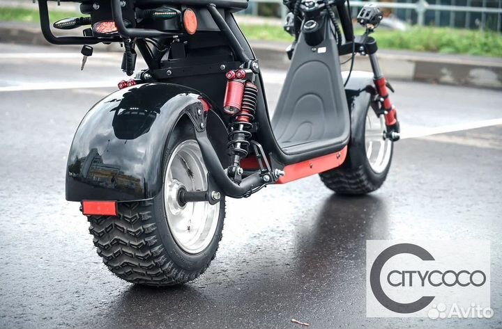 Электроскутер WhiteSiberia black edition