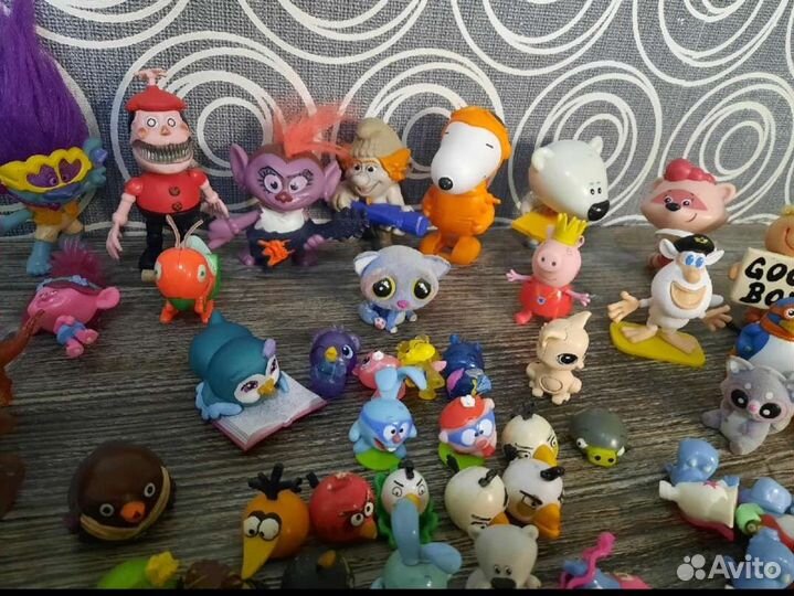 Игрушки мелкие, из киндера, макдональдса