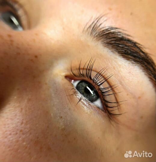 Наращивание/Лами ресниц, Брови
