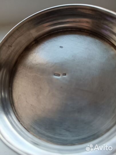 Подстаканник серебро 875