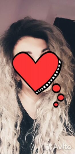 Парик на заколках