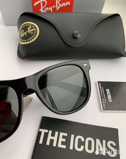 Очки Ray ban wayfarer 54 черные