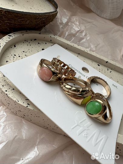 Бижутерия кольца женские hm