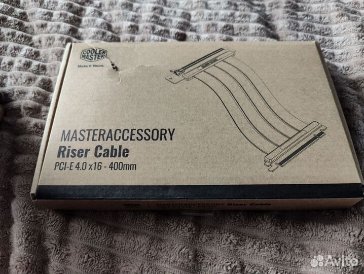 Райзер cooler master PCI-E 4.0 x 16 400мм