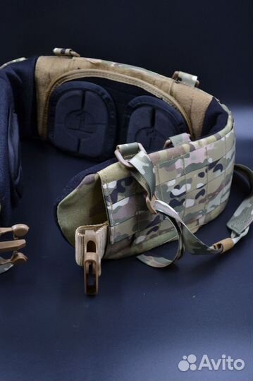 Боевой разгрузочный пояс с баллистикой мульт+лямки