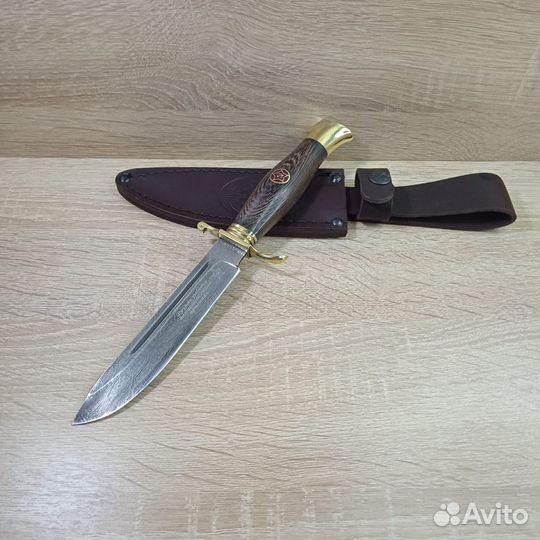 Нож финка нквд из Дамасской стали