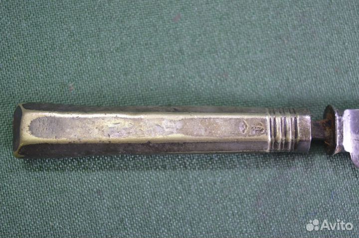 Нож старинный столовый 