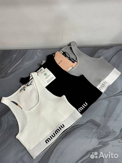 Топ женский miu miu