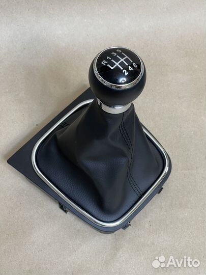 Новая Ручка кпп golf 5 / 6 jetta c чехлом и рамкой