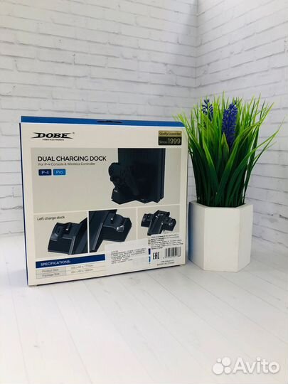 Стенд (подставка) dobe для PS4/PRO с зарядной стан