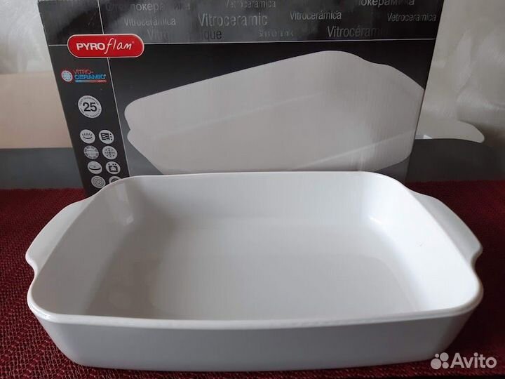 Форма Стеклокерамическая 35х22х6 см Франция