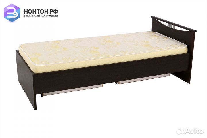 Кровать односпальная Мелисса с ящиками венге