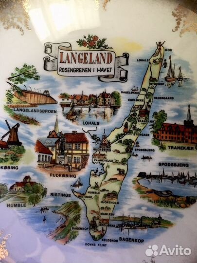 Салатник чешский фарфор, винтаж diadem