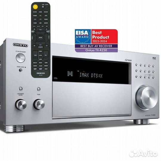Ресивер Onkyo TX-RZ50m2 s + lenco L-3809 ME серебр