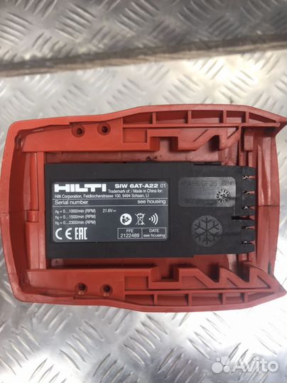 Гайковерт hilti siw 6 a22