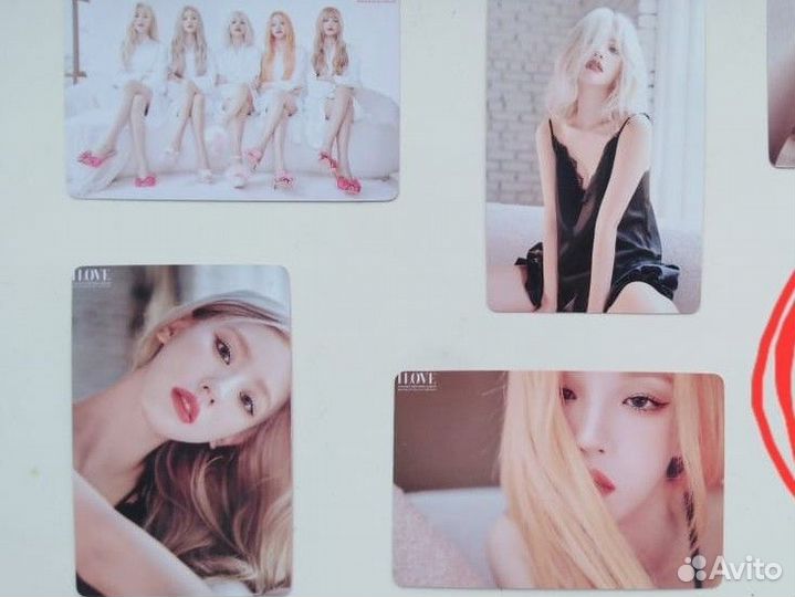 Продаю карточки к-поп с джи айдл