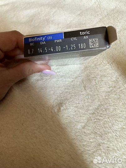 Контактные линзы биофинити торик