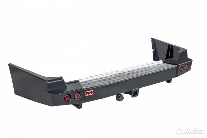 Бампер риф силовой задний Toyota Land Cruiser 100