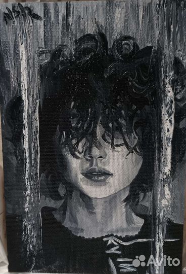 Suga from BTS картина маслом