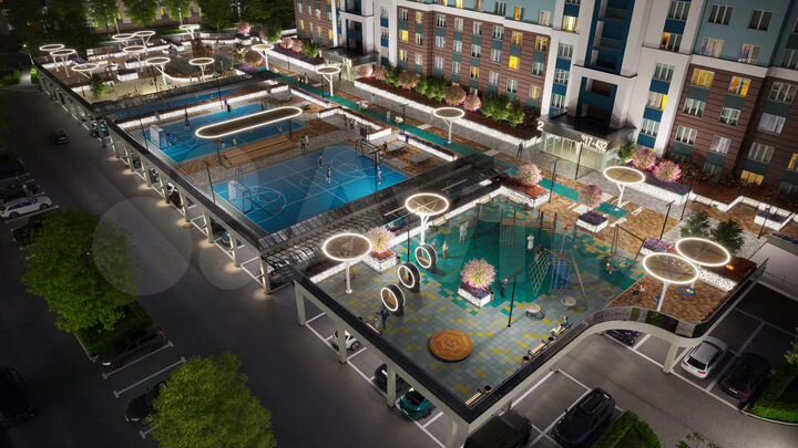 2-к. квартира, 73,7 м², 22/25 эт.