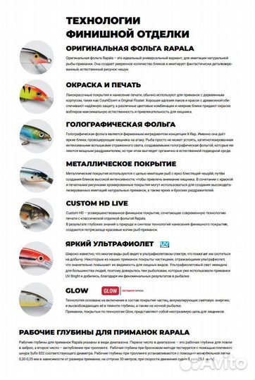 Воблер Rapala Deep Tail Dancer 13, 13см 42г bghm