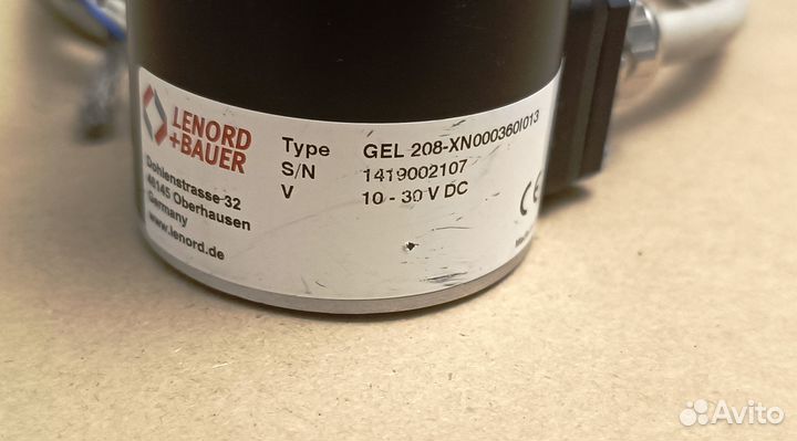 Энкодер, датчик Lenord+Bauer GEL 208-XN00360I013