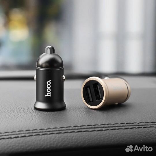 Автомобильное зарядное устройство USB Hoco QC 3.0