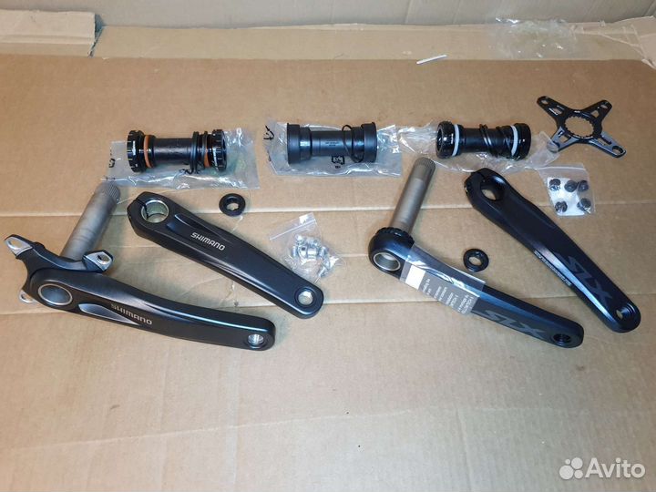 Новые Каретки и Шатуны Shimano Deore / SLX M7100