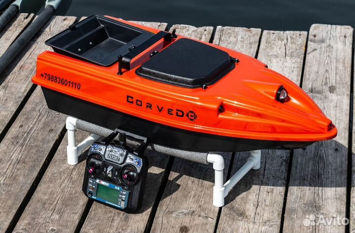 Кораблик для рыбалки и завоза прикормки с GPS