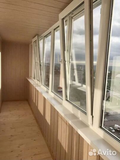 Остекление балконов и лоджий в рассрочку